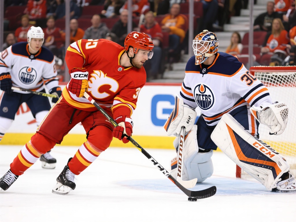 常规赛对决：卡尔加里火焰挑战埃德蒙顿油人