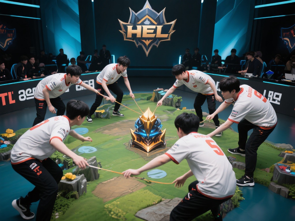 LCK激战：Oner潘森遭集火，HLE中路混战逆转1换4